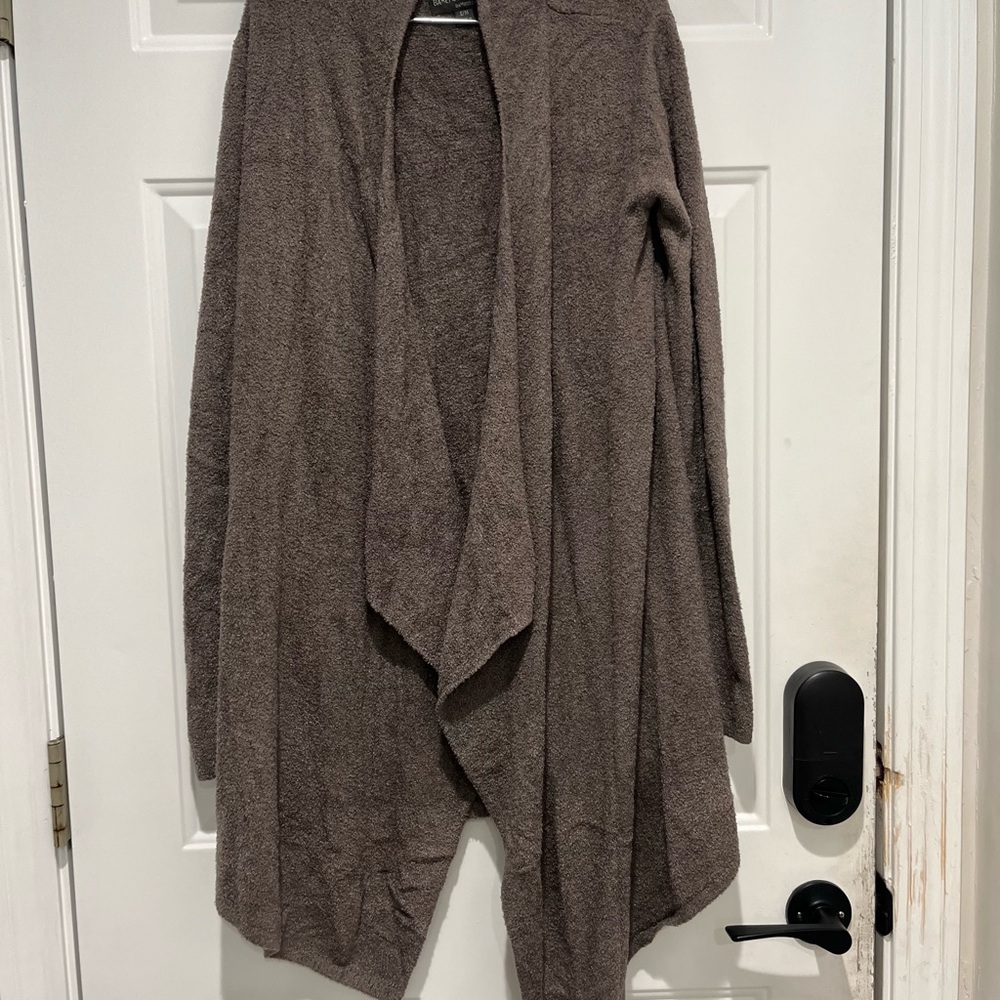 Barefoot Dreams Taupe Women's Cardigan,  S/M